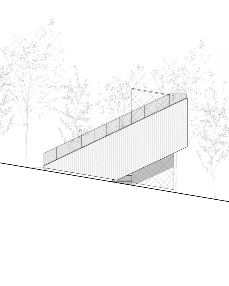 sloped to fit 14 homes that embrace the hill as a catalyst for their design - 25052
